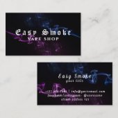 Corolful Smoke Vape Shop Carte de visite (Devant / Derrière)