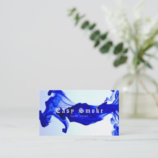 Corolful Smoke Vape Shop Carte de visite (Debout devant)