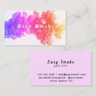 Corolful Smoke Vape Shop Carte de visite