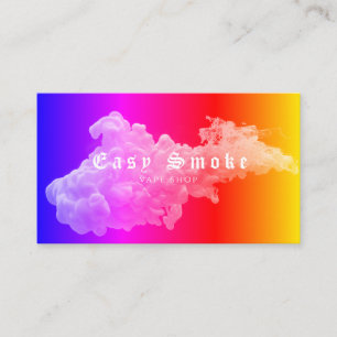 Corolful Smoke Vape Shop Carte de visite