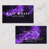 Corolful Smoke Vape Shop Carte de visite (Devant / Derrière)