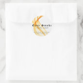 Corolful Smoke Vape Shop Classic Round Sticker (Tas)