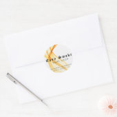 Corolful Smoke Vape Shop Classic Round Sticker (Envelop)
