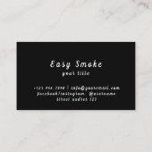 Corolful Smoke Vape Shop Visitekaartje (Achterkant)