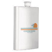 Corolla Beach North Carolina Sun Palm Trees Flacon (Rechts)