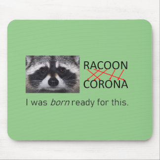 Corona Anagram Raccoon op de Rat Muismat