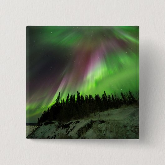 Corona Aurora Vierkante Button 5,1 Cm (Voorkant)