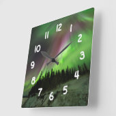 Corona Aurora Vierkante Klok (Hoek)