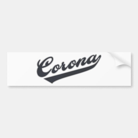 Corona Bumpersticker (Voorkant)