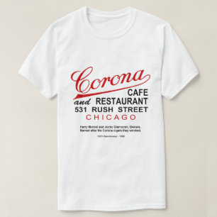 Corona Café en Restaurant, Chicago, Verenigde Stat T-shirt