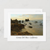 Corona del Mar California Briefkaart (Voorkant / Achterkant)