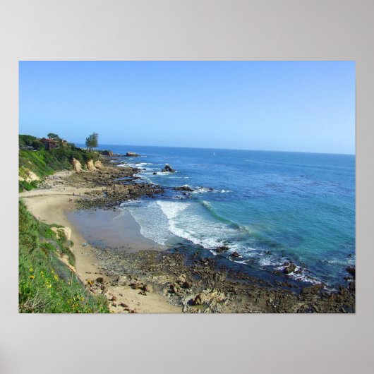 Corona Del Mar California CA Poster (Voorkant)