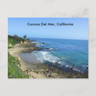 Corona Del Mar, Plage, Côte de Californie, Carte p