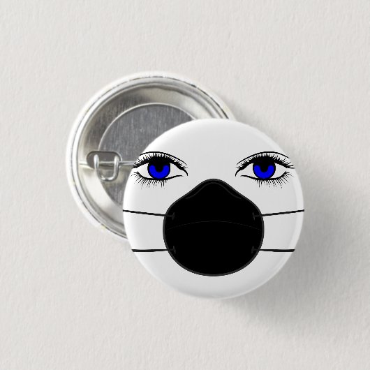 Corona Eyes Button (Voorkant /achterkant)