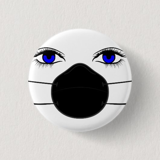 Corona Eyes Button (Voorkant)