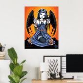 "Corona" Gothic Crystal Angel Art Poster (Thuiskantoor)