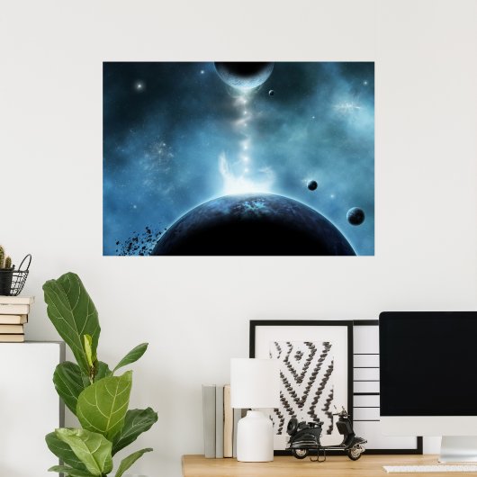 Corona Planet Poster (Thuiskantoor)