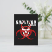 Corona Survivor Briefkaart (Staand voorkant)