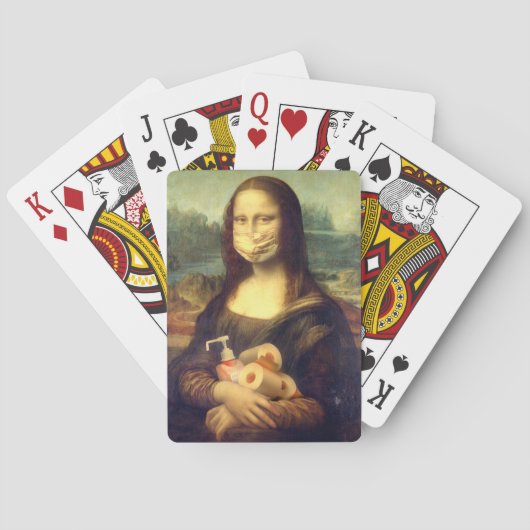 Corona Virus Portrait Pokerkaarten (Achterkant)