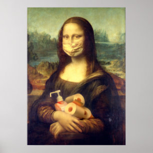 Corona Virus Portrait Poster