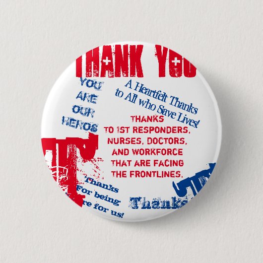 CORONA VIRUS RONDE BUTTON 5,7 CM (Voorkant)