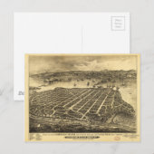 Coronado Beach San Diego California (1880) Briefkaart (Voorkant / Achterkant)