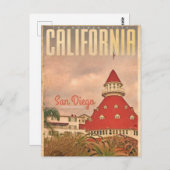 Coronado Beach Travel Briefkaart (Voorkant / Achterkant)