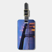 Coronado Bridge in Dusk Bagagelabel (Voorkant verticaal)