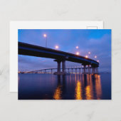 Coronado Bridge in Dusk Briefkaart (Voorkant / Achterkant)