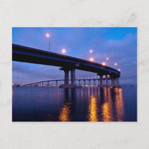 Coronado Bridge in Dusk Briefkaart