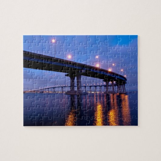 Coronado Bridge in Dusk Legpuzzel (Horizontaal)