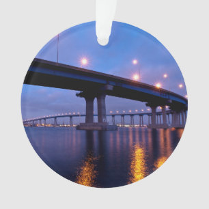 Coronado Bridge in Dusk Ornament
