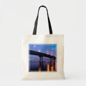 Coronado Bridge in Dusk Tote Bag (Voorkant)