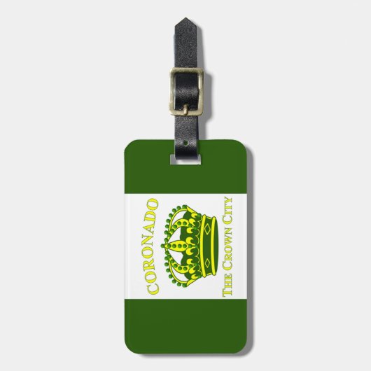 CORONADO, CA BAGAGELABEL (Voorkant verticaal)