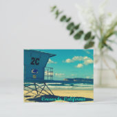 Coronado California Life Guard Tower Briefkaart (Staand voorkant)