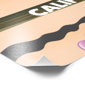 Coronado California strandreisposter Foto Afdruk (Hoek)