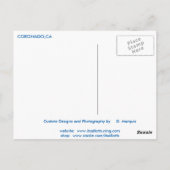 CORONADO, CARTE POSTALE CALIFORNIENNE (Dos)