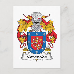 Coronado Family Crest Briefkaart