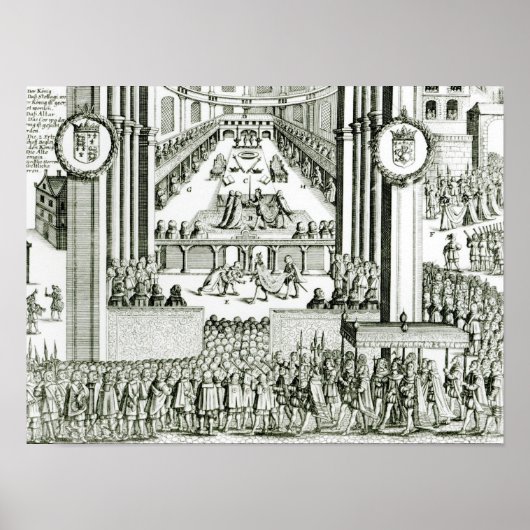 Coronatie van Charles I Poster (Voorkant)