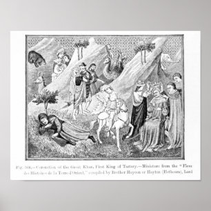Coronatie van de Grote Khan Poster