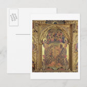 Coronatie van de Maagd (details van de polytych) Briefkaart (Voorkant / Achterkant)