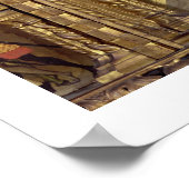 Coronatie van de Maagd (details van de polytych) Poster (Hoek)