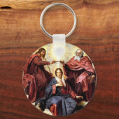 Coronatie van de maagd sleutelhanger (Voorkant)