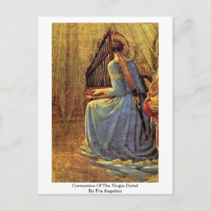 Coronatie van het MaagdenDetail door Fra Angelico Briefkaart