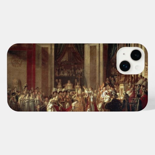 Coronatie van Napoleon iPhone Hoesje (Achterkant horizontaal)