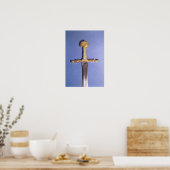 Coronatiezwaard van de Franse koning Poster (Keuken)