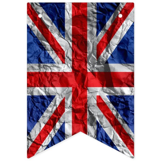 Coronation bunting vlaggetjes (Tweede vlag)