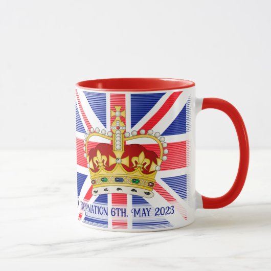 Coronation de la Mug de café du roi Charles III (Droite)