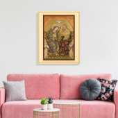 Coronation de la Vierge toile étirée Impression (Insitu(Salon))