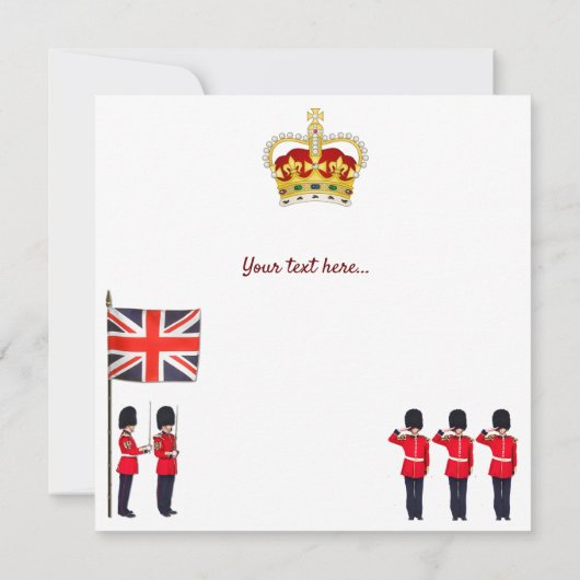 Coronation du roi Charles III Invitation (Dos)